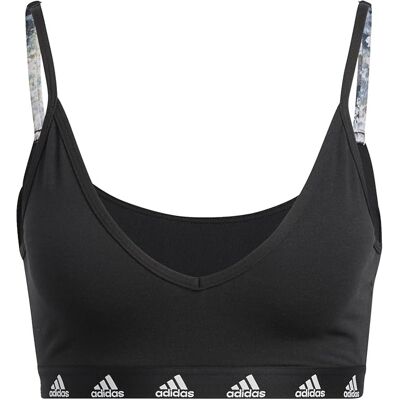 Biustonosz sportowy stanik Damski Adidas BH-HA0067 Czarny 2XSD Biustonosz sportowy stanik Damski Adidas BH-HA0067 Czarny 2XSD
