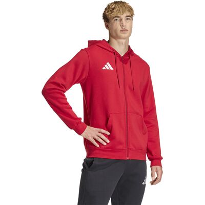 Bluza adidas ENTRADA 26 Full Zip Hoody KF5944 czerwony M Bluza adidas ENTRADA 26 Full Zip Hoody KF5944 czerwony M