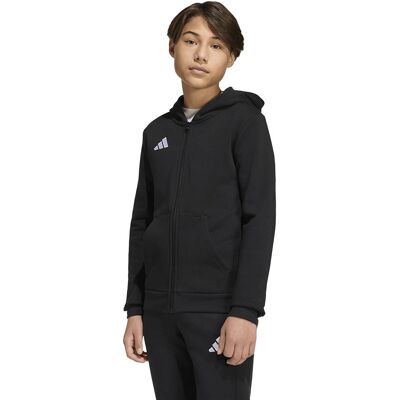 Bluza adidas ENTRADA 26 Hoody Full Zip Junior KH1782 czarny 164 cm Bluza adidas ENTRADA 26 Hoody Full Zip Junior KH1782 czarny 164 cm