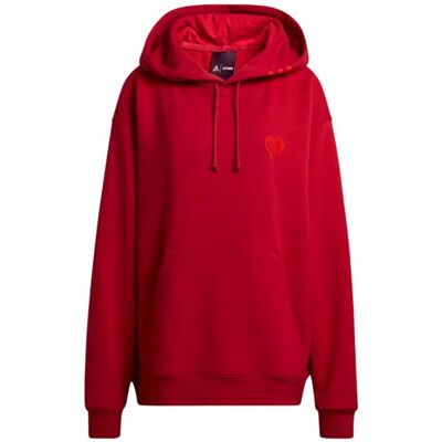 Bluza damska Adidas x Ivy Park Ivp Hoodie bawełniana czerwona-S Bluza damska Adidas x Ivy Park Ivp Hoodie bawełniana czerwona-S