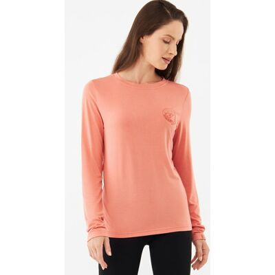 Bluza damska bambusowa Viking Escalante 4000 różowy - M Bluza damska bambusowa Viking Escalante 4000 różowy - M