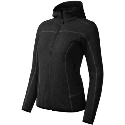 Bluza damska polarowa z kapturem Alpinus Stroppia czarny - M Bluza damska polarowa z kapturem Alpinus Stroppia czarny - M