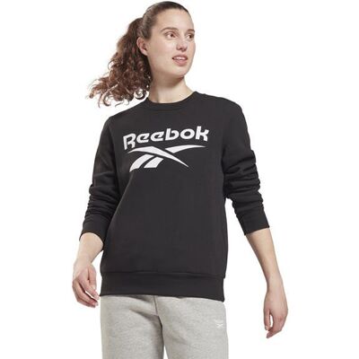 Bluza damska Reebok GS9378 RI BL FLEECE CREW Czarna Bluza damska Reebok GS9378 RI BL FLEECE CREW Czarna