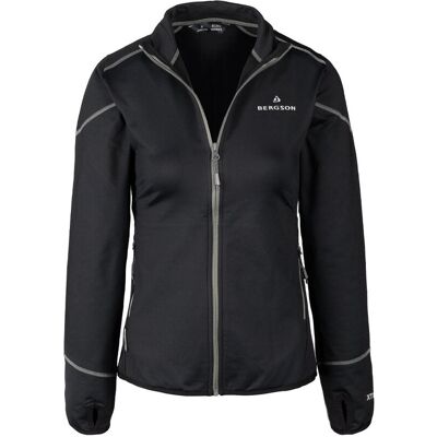 Bergson Bluza Damska SWIFTLAYER full zip VTX Black rozmiar S Bergson Bluza Damska SWIFTLAYER full zip VTX Black rozmiar S