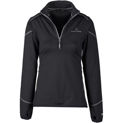 Bergson Bluza Damska SWIFTLAYER half zip VTX Black rozmiar L Bergson Bluza Damska SWIFTLAYER half zip VTX Black rozmiar L