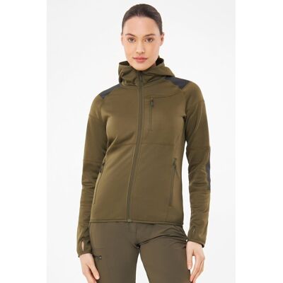 Bluza damska trekkingowa z kapturem Viking Yosemite Lady 7400 khaki - XL Bluza damska trekkingowa z kapturem Viking Yosemite Lady 7400 khaki - XL