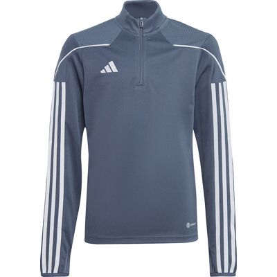 Bluza dla dzieci adidas Tiro 23 League Training Top szaro-biała HS3491-152cm Bluza dla dzieci adidas Tiro 23 League Training Top szaro-biała HS3491-152cm