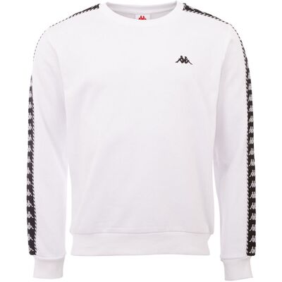 Bluza dla dzieci, Kappa Ildan, biała, 309004J 11-0601 Bluza dla dzieci, Kappa Ildan, biała, 309004J 11-0601