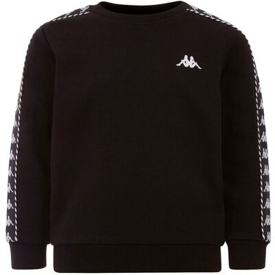 Bluza dla dzieci, Kappa Ildan, czarna, 309004J 19-4006 Bluza dla dzieci, Kappa Ildan, czarna, 309004J 19-4006