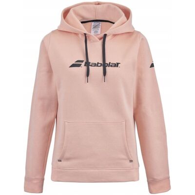 Bluza dziecięca Babolat Exercise Hood Sweat Jr tropical peach 128 Bluza dziecięca Babolat Exercise Hood Sweat Jr tropical peach 128