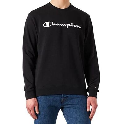 Bluza dziecięca Champion 305360KK001 CREWNECK Czarna Bluza dziecięca Champion 305360KK001 CREWNECK Czarna