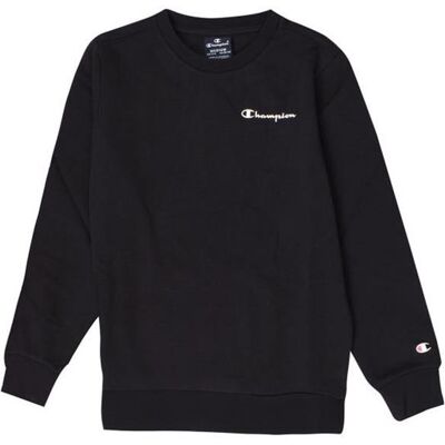 Bluza dziecięca Champion 306127KK001 CREWNECK Czarna Bluza dziecięca Champion 306127KK001 CREWNECK Czarna
