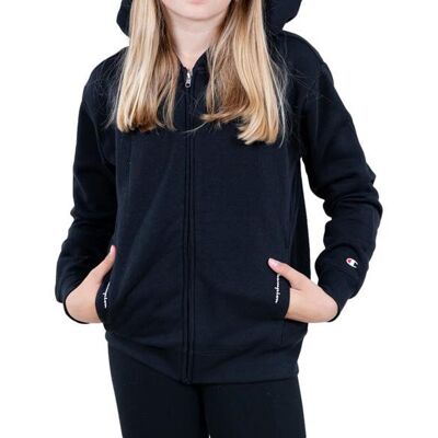 Bluza dziecięca Champion 404444KK001 HOODED FULL ZIP Czarna Bluza dziecięca Champion 404444KK001 HOODED FULL ZIP Czarna