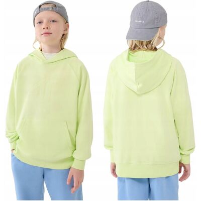 Bluza Kangurka Dziecięca 4F Dresowa Sportowa Kapturem Bawełniana 140 Bluza Kangurka Dziecięca 4F Dresowa Sportowa Kapturem Bawełniana 140