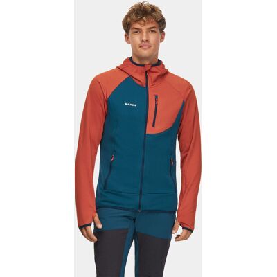 Bluza m��ska Alpinus Naryn granatowo-pomara��czowa elastyczna, mniejsce na kciuk, z kapturem 3XL Bluza m��ska Alpinus Naryn granatowo-pomara��czowa elastyczna, mniejsce na kciuk, z kapturem 3XL
