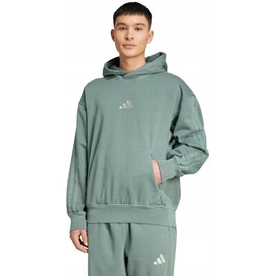 Bluza męska adidas A SZN W FL HD zielona JL6538 M Bluza męska adidas A SZN W FL HD zielona JL6538 M