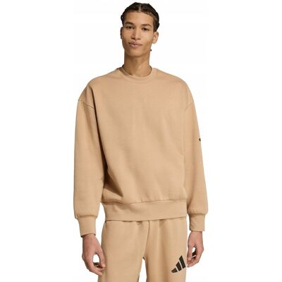 Bluza męska adidas Essentials Loose Fit 3 Bar Logo beżowa JX5668 2XL Bluza męska adidas Essentials Loose Fit 3 Bar Logo beżowa JX5668 2XL