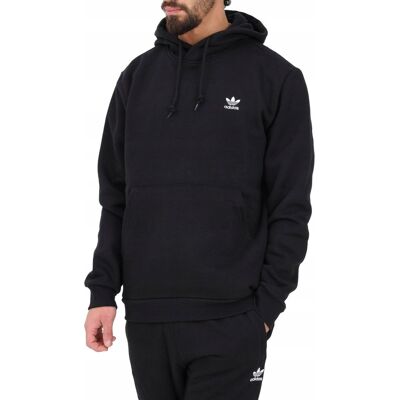 adidas - Trefoil Essentials Hoodie - Czarny - Mały - Hoodie adidas - Trefoil Essentials Hoodie - Czarny - Mały - Hoodie