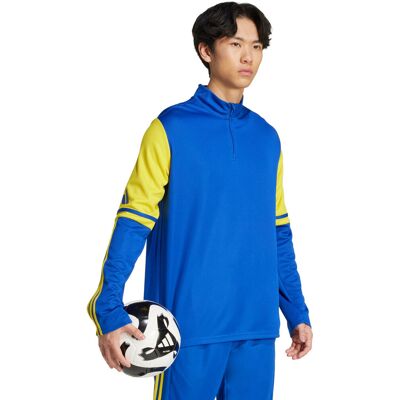 Bluza Męska Adidas Squadra 25 Training Top Niebiesko-Żółta Jp3155 M Bluza Męska Adidas Squadra 25 Training Top Niebiesko-Żółta Jp3155 M