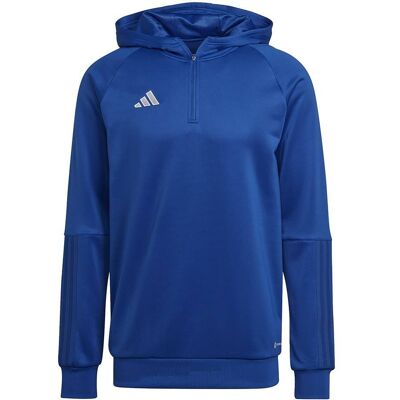 Bluza męska adidas Tiro 23 Competition Hoodie niebieska HU1349-M Bluza męska adidas Tiro 23 Competition Hoodie niebieska HU1349-M