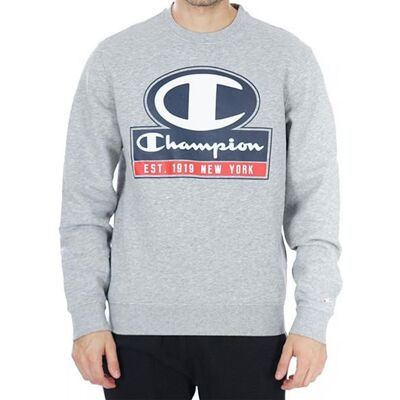 Bluza męska Champion 216604EM006 CREWNECK Szara Bluza męska Champion 216604EM006 CREWNECK Szara