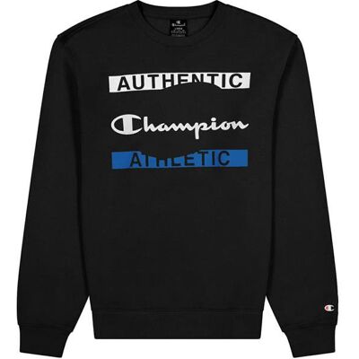 Bluza męska Champion 216604KK001 CREWNECK Czarna Bluza męska Champion 216604KK001 CREWNECK Czarna