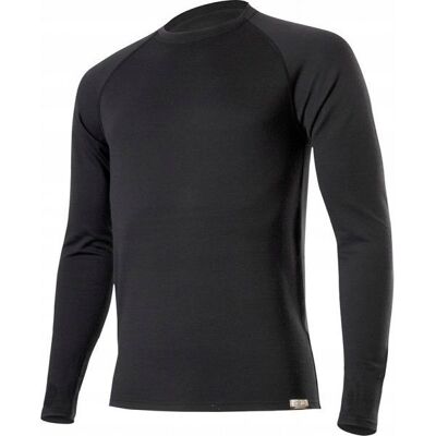Bluza męska Lasting Wity 100% Merino Wool EXPEDITION-Czarny (9090)-S Bluza męska Lasting Wity 100% Merino Wool EXPEDITION-Czarny (9090)-S