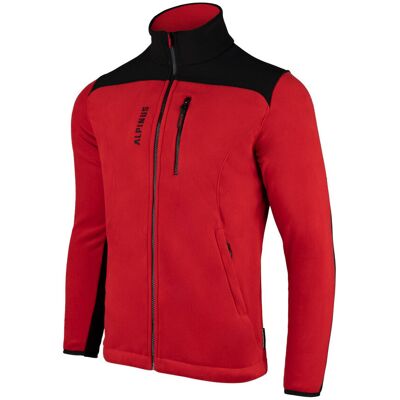 Bluza męska polarowa Alpinus Caen 200 czerwono-czarna M Bluza męska polarowa Alpinus Caen 200 czerwono-czarna M