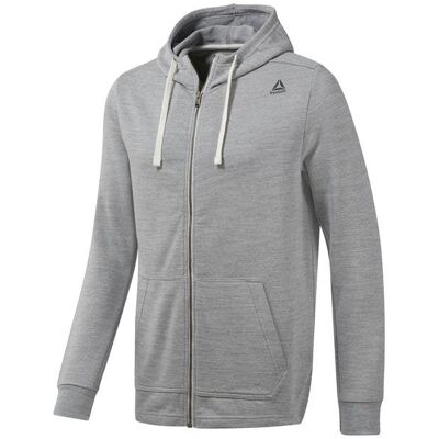 Bluza męska Reebok DU8283 TE MARBLE GROUP FZ Szara Bluza męska Reebok DU8283 TE MARBLE GROUP FZ Szara