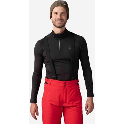 Rossignol Czarna Koszulka Bazowa z Pół Zamkiem - Base Layer Rossignol Czarna Koszulka Bazowa z Pół Zamkiem - Base Layer