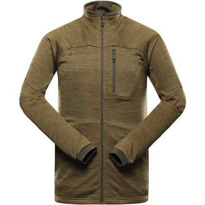 Bluza męska sportowa turystyczna Alpine Pro Onnec 3 k.khaki r.M Bluza męska sportowa turystyczna Alpine Pro Onnec 3 k.khaki r.M
