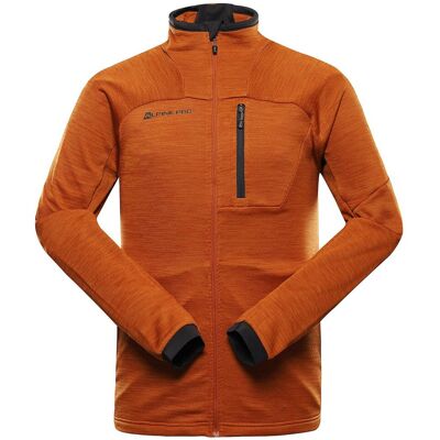 Bluza męska sportowa turystyczna Alpine Pro Onnec 3 k.pomarańczowy r.4XL Bluza męska sportowa turystyczna Alpine Pro Onnec 3 k.pomarańczowy r.4XL