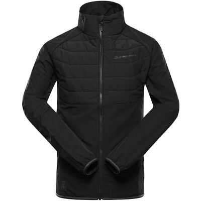 Bluza męska sportowa z wełną merino Alpine Pro Gerl k.czarny r.L Bluza męska sportowa z wełną merino Alpine Pro Gerl k.czarny r.L