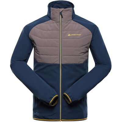 Bluza męska sportowa z wełną merino Alpine Pro Gerl k.granatowy r.L Bluza męska sportowa z wełną merino Alpine Pro Gerl k.granatowy r.L