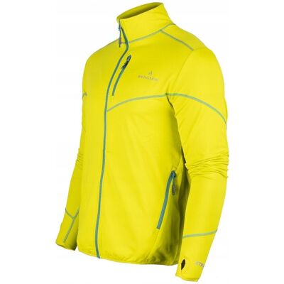 Bergson Bluza Męska SWIFTLAYER full zip VTX Dark Green/Lemon rozmiar XXL Bergson Bluza Męska SWIFTLAYER full zip VTX Dark Green/Lemon rozmiar XXL