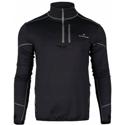 Bergson Bluza Męska SWIFTLAYER Half Zip VTX Black rozmiar XL Bergson Bluza Męska SWIFTLAYER Half Zip VTX Black rozmiar XL