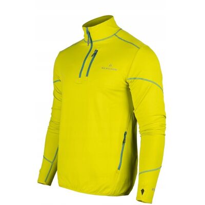 Bergson Bluza Męska SWIFTLAYER Half Zip VTX Dark Green/Lemon rozmiar XL Bergson Bluza Męska SWIFTLAYER Half Zip VTX Dark Green/Lemon rozmiar XL