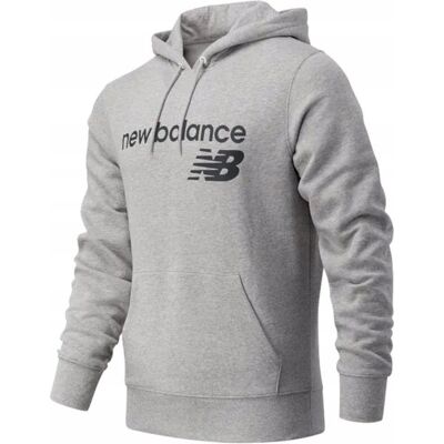 BLUZA męska szara NEW BALANCE MT03910AG kaptur XL BLUZA męska szara NEW BALANCE MT03910AG kaptur XL