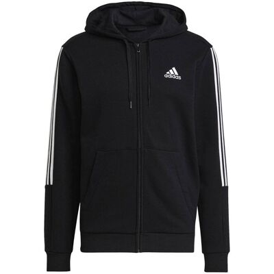 Bluza męska z kapturem rozpinana ADIDAS M CUT 3S FZ HD S Bluza męska z kapturem rozpinana ADIDAS M CUT 3S FZ HD S
