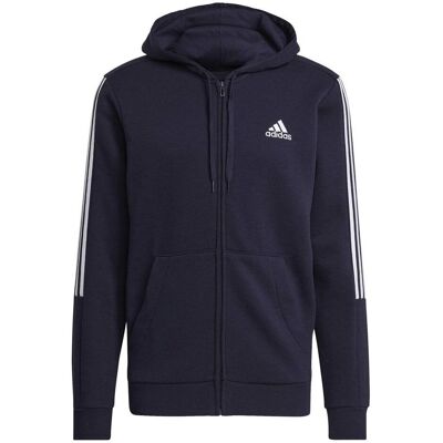 Bluza męska z kapturem rozpinana ADIDAS M CUT 3S FZ HD XS Bluza męska z kapturem rozpinana ADIDAS M CUT 3S FZ HD XS