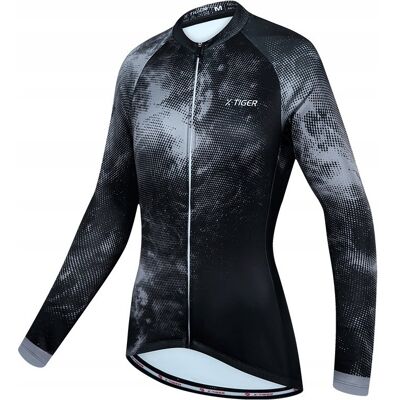 X-Tiger Bluza Na Rower Damska Ocieplana Zimowa Termoaktywna Długi Rękaw Zamek 3XL X-Tiger Bluza Na Rower Damska Ocieplana Zimowa Termoaktywna Długi Rękaw Zamek 3XL