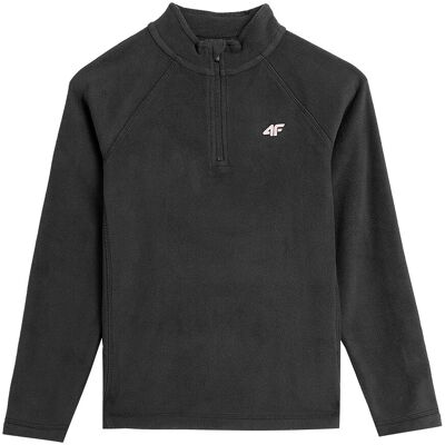 Bluza narciarska dziecięca 4F F033 deep black 122-128 Bluza narciarska dziecięca 4F F033 deep black 122-128
