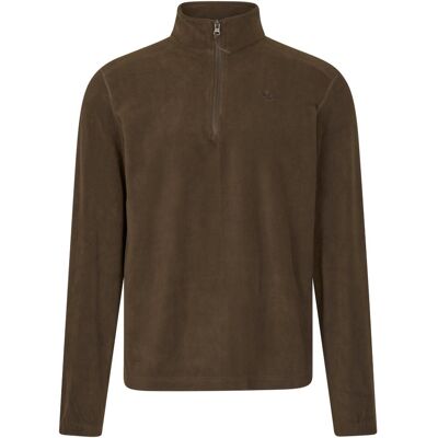 BLUZA POLAROWA SEELAND BENJAMIN HALF ZIP - Ciemny Brąz -2XL BLUZA POLAROWA SEELAND BENJAMIN HALF ZIP - Ciemny Brąz -2XL
