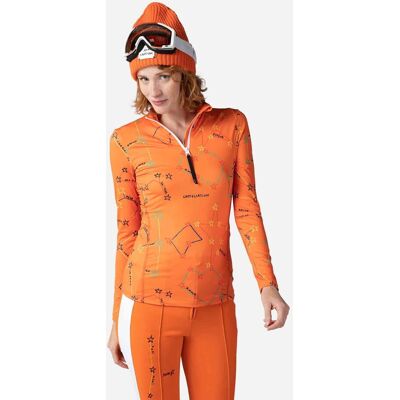 Bluza Rossignol JCC damska Booster 1/2 Zip pomarańczowa - M Bluza Rossignol JCC damska Booster 1/2 Zip pomarańczowa - M