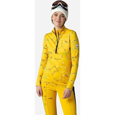 Bluza Rossignol JCC damska Booster 1/2 Zip żółta - XS Bluza Rossignol JCC damska Booster 1/2 Zip żółta - XS