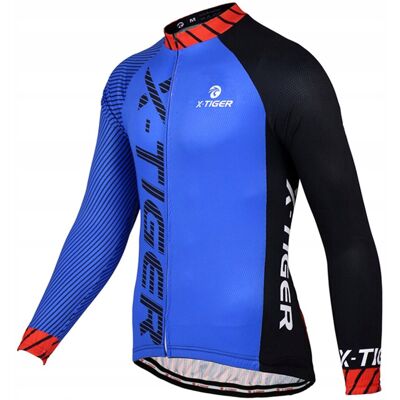 X-Tiger BLUZA ROWEROWA KOLARSKA MĘSKA OCIEPLANA NA WIOSNĘ DOBRA AERODYNAMIKA PRO L X-Tiger BLUZA ROWEROWA KOLARSKA MĘSKA OCIEPLANA NA WIOSNĘ DOBRA AERODYNAMIKA PRO L