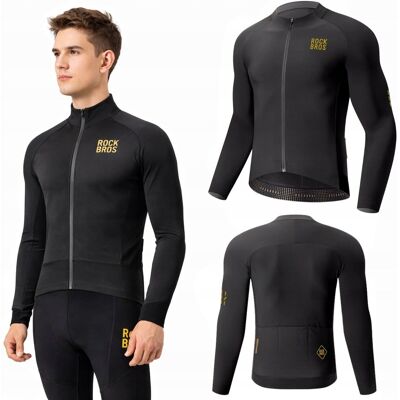 Hurtel BLUZA ROWEROWA MĘSKA NA ROWER SPORTOWA TERMOAKTYWNA CIEPŁA S ROCKBROS Hurtel BLUZA ROWEROWA MĘSKA NA ROWER SPORTOWA TERMOAKTYWNA CIEPŁA S ROCKBROS