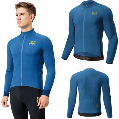 Hurtel BLUZA ROWEROWA MĘSKA NA ROWER SPORTOWA TERMOAKTYWNA CIEPŁA XL ROCKBROS Hurtel BLUZA ROWEROWA MĘSKA NA ROWER SPORTOWA TERMOAKTYWNA CIEPŁA XL ROCKBROS