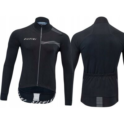 Pearl BLUZA ROWEROWA SILVINI Ghisallo black-white M Pearl BLUZA ROWEROWA SILVINI Ghisallo black-white M