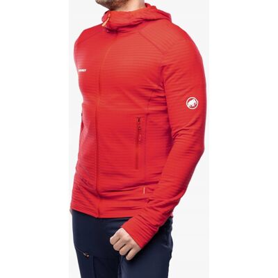 Inny producent Bluza rozpinana Mammut Eiger Nordwand Advanced ML Hooded Jacket - pomarańczowa, rozmiar L Inny producent Bluza rozpinana Mammut Eiger Nordwand Advanced ML Hooded Jacket - pomarańczowa, rozmiar L